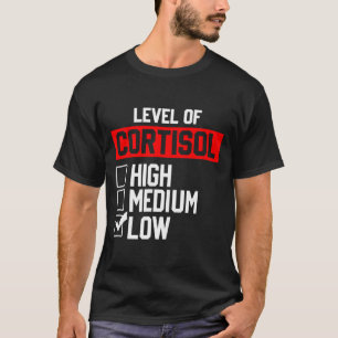 Camiseta Nível de cortisol baixo