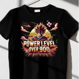 Camiseta Nível de energia acima de 9000