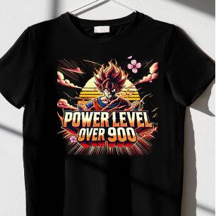 Camiseta Nível de energia acima de 9000