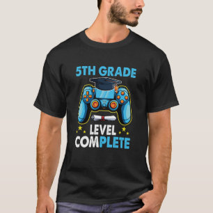 Camiseta Nível de Graduação 5 Nível Concluído Gamer 2023 2