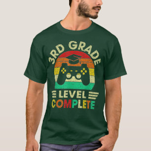 Camiseta Nível de Graduação de 3º Grau Videos games Complet