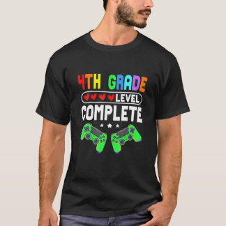 Camiseta Nível De Graduação De 4º Grau Completar Classe De 