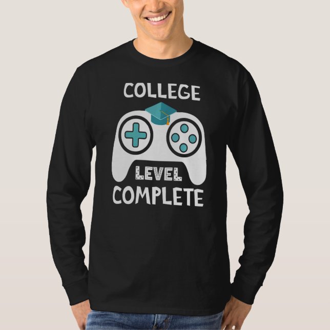 Camiseta Nível de Graduação Universitária Completa Fim da E (Frente)