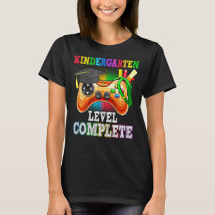 Camiseta Nível De Jardim De Infância Concluído No Último Di