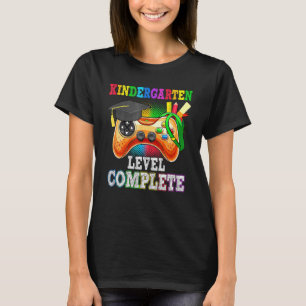 Camiseta Nível De Jardim De Infância Concluído No Último Di