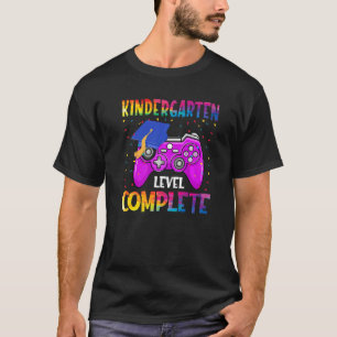 Camiseta Nível De Jardim De Infância Concluído No Último Di