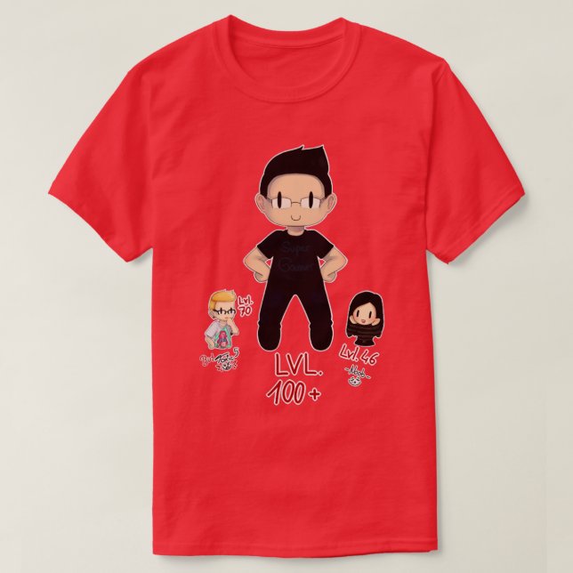 Camiseta Nível de jogador (Frente do Design)