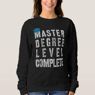 Camiseta Nível de mestrado Nível de mestrado Concluído mest
