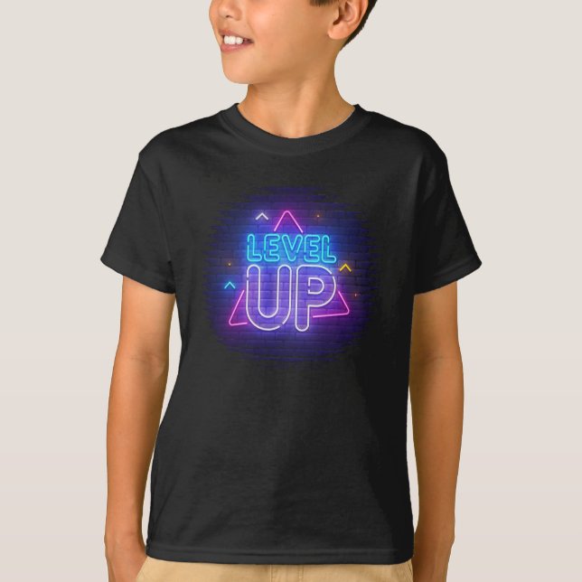 Camiseta Nível de Neon Subir  (Frente)