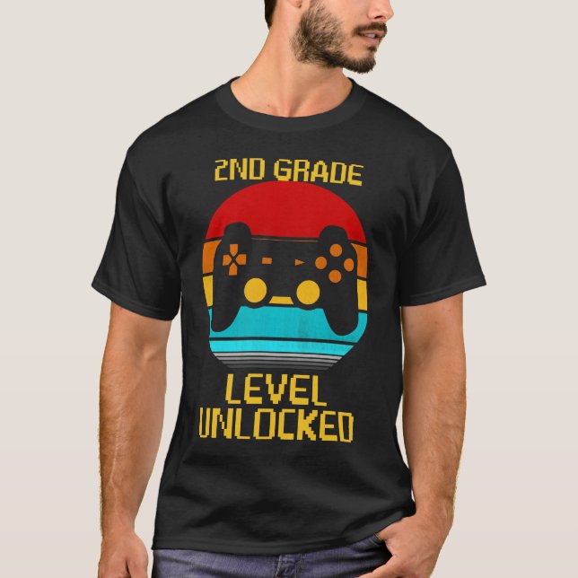 Camiseta nível de nível de segundo desbloqueado (Frente)