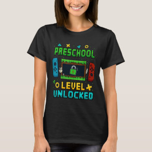 Camiseta Nível de Pré-Escola Desbloqueado Ck Para Arte Pixe