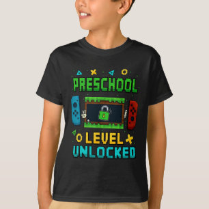 Camiseta Nível de Pré-Escola Desbloqueado Ck Para Escola Pi