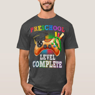 Camiseta Nível De Pré-Escolas Concluído No Último Dia Do Gr