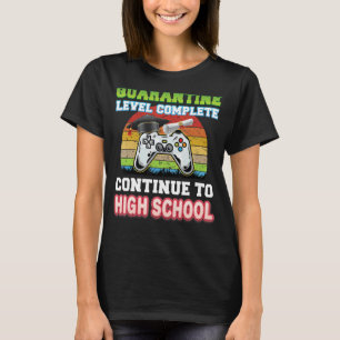 Camiseta Nível de Quarentena Concluído Continuar para Segun