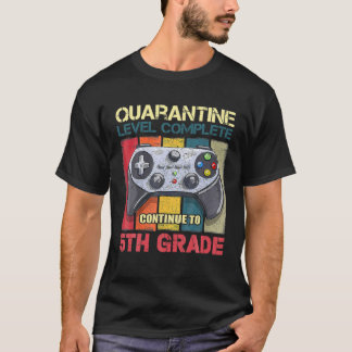 Camiseta Nível De Quarentena Concluído De Volta Ao Nível De