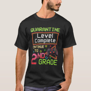 Camiseta Nível De Quarentena Concluído De Volta Ao Nível De