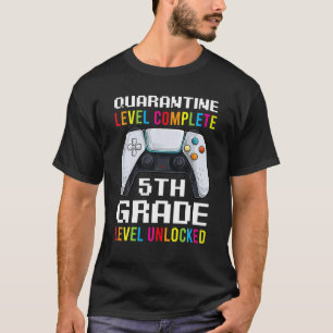 Camiseta Nível de Quarentena Concluído S, Quinto Grau Volta