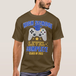 Camiseta Nível De segundo grau Completa Classe De Graduação