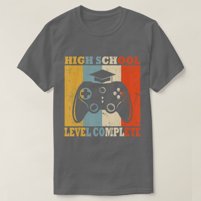 Camiseta Nível De segundo grau Completa Classe De Graduação (Frente do Design)