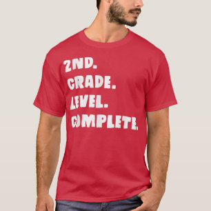 Camiseta Nível de segundo Nível completo de segundos graus