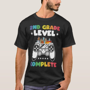 Camiseta Nível de segundo - Nível Completo Kids Gamer Game