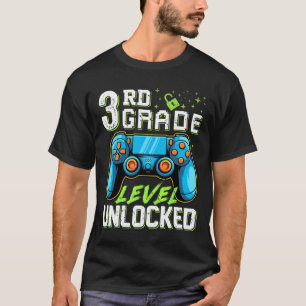 Camiseta Nível De Terceiro Nível Desbloqueado De Volta Para