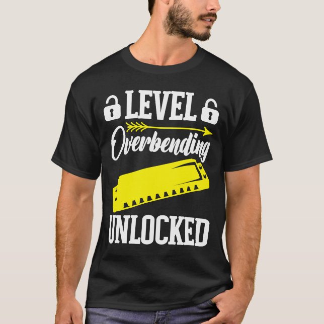 Camiseta Nível de Tocador de Harmônica Desbloqueado (Frente)