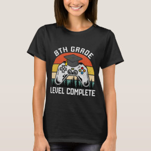 Camiseta Nível do 8º ano completo no último dia do curso