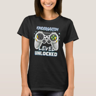 Camiseta Nível Do Jardim De Infância Desbloqueado Jogador N