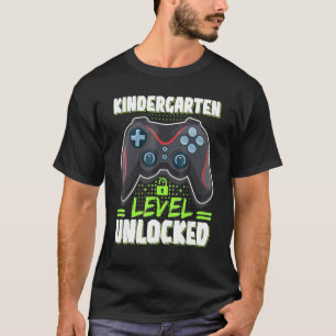 Camiseta Nível Do Jardim De Infância Desbloqueado No Primei