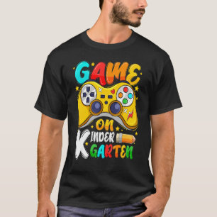 Camiseta Nível Do Jardim De Infância Desbloqueou O Jogo De