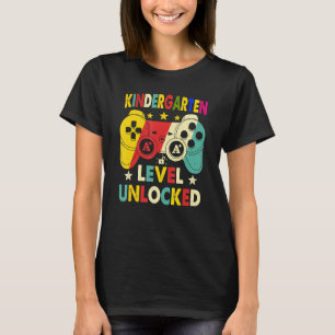 Camiseta Nível do jardim do infantário Retorno do Jogo de V