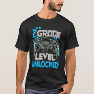 Camiseta Nível do segundo Jogo Desbloqueado No Nível Do seg