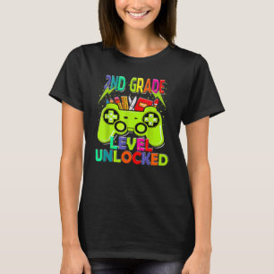 Camiseta Nível do segundo Jogo Desbloqueado No Nível Do seg