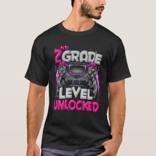 Camiseta Nível do segundo Jogo Desbloqueado No Nível Do Seg