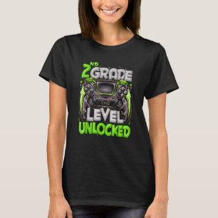 Camiseta Nível do segundo Jogo Desbloqueado No Nível Do seg