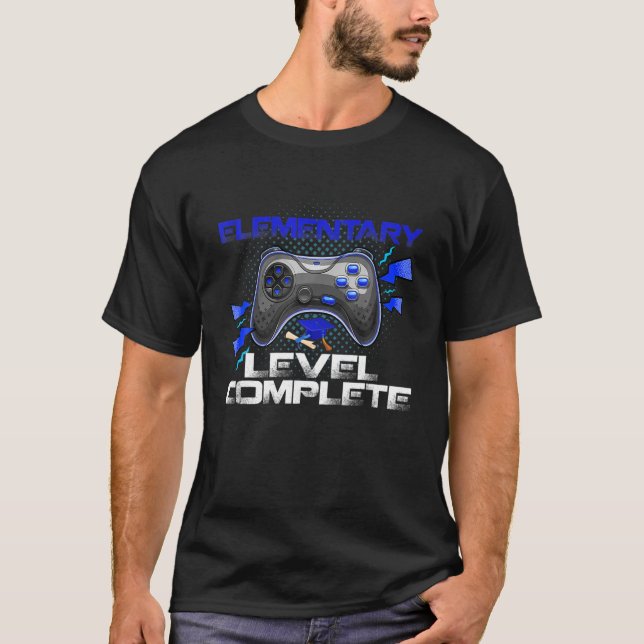Camiseta Nível Elementar - Classe Completa De Jogadores Do  (Frente)