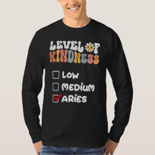 Camiseta Nível Fofo de Gentileza Áries Signo do Zodíaco Mar