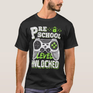 Camiseta Nível legal De Pré-Escolas Desbloqueado Vintage De