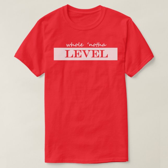 Camiseta nível notha inteiro (Frente do Design)