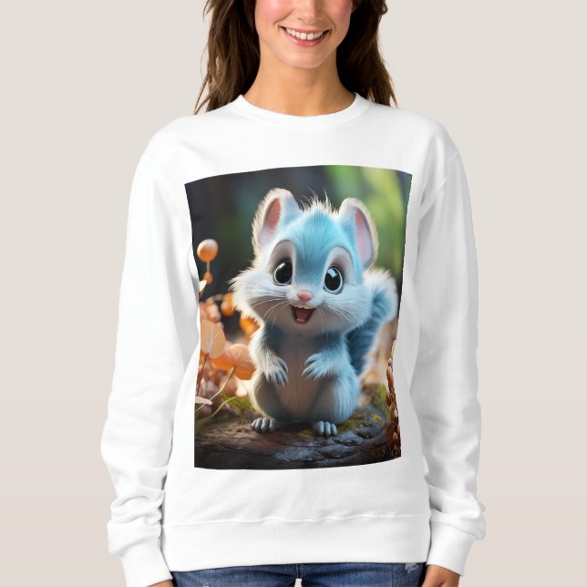 Camiseta Nivel - o esquilo azul (Frente)