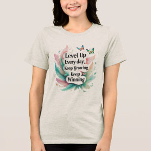 Camiseta Nível para cima todos os dias - Aumento do confort