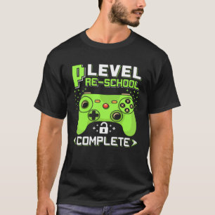 Camiseta Nível Pré-Escolar Concluído Feliz Dia Passado da E