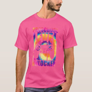 Camiseta Nível Pré-Escolar Desbloqueado Tie Dye De Volta À 