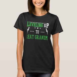Camiseta Nivelamento Até À Vovó Excelente Para Tornar-Se Ex