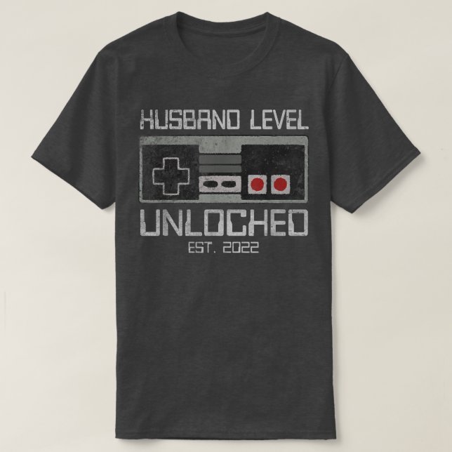 Camiseta Nivelamento Até Ao Marido 2022 Solteiro Pa (Frente do Design)