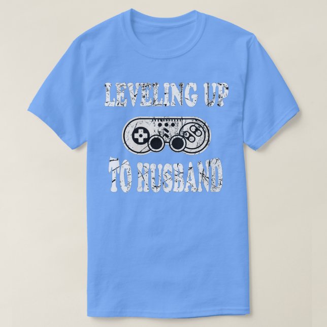 Camiseta Nivelamento Até Ao Marido (76) (Frente do Design)