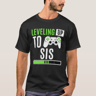 Camiseta Nivelamento Até O Sis Jogo Sexo Revelar Anúncio