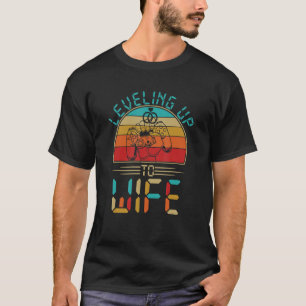 Camiseta Nivelando Até Casais De Jogadores De Noiva De Espo