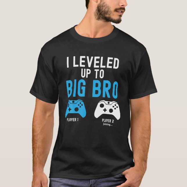 Camiseta Nivelando Até O Grande Jogo De Vídeo De Design Do  (Frente)